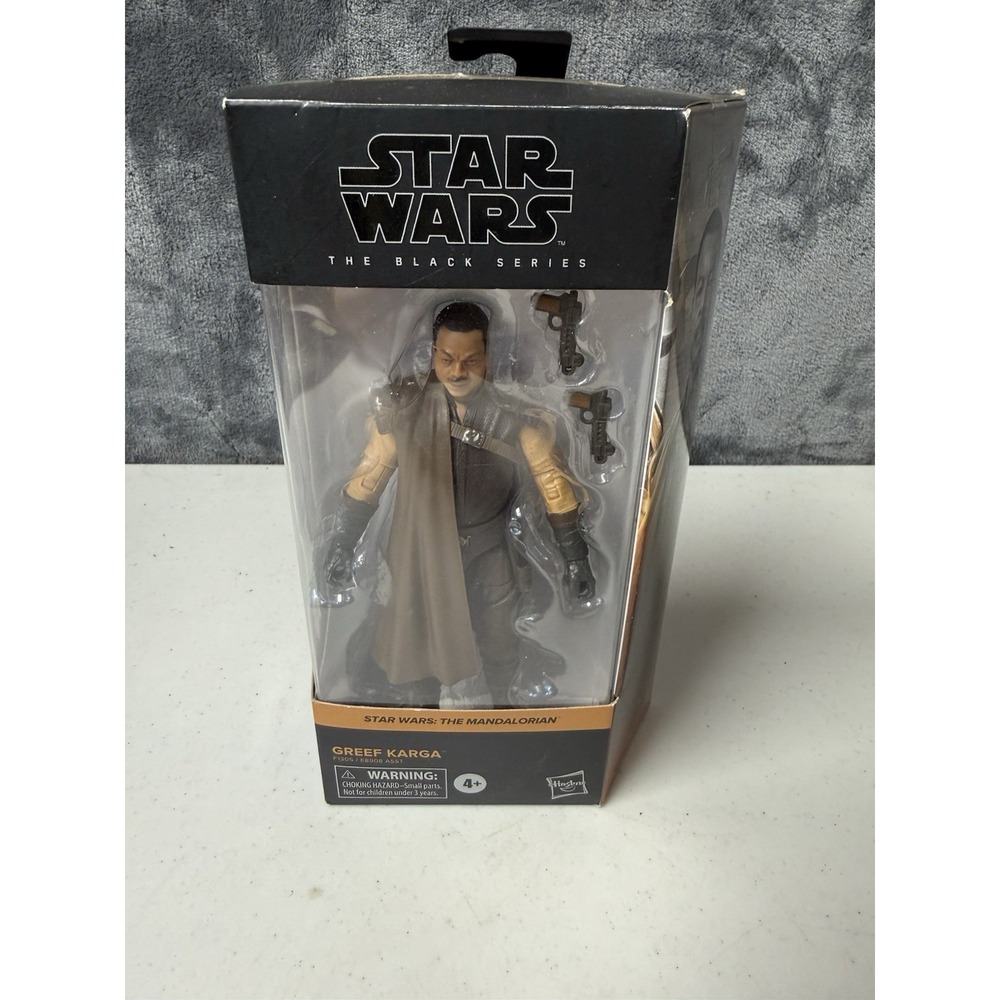 2020 Hasbro Star Wars Black 6" The Mandalorian Greef Karga New MIP